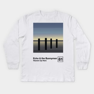 Echo & The Bunnymen / Minimalist Style Graphic Artwork Poster Design Kids Long Sleeve T-Shirt